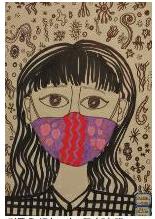  幼儿园学生停课画雾霾